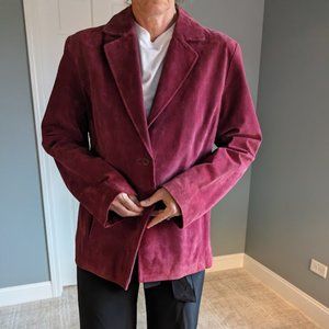 Sienna Suede Red Jacket